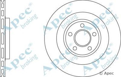 APEC BRAKING dsk2605 -  Тормозной диск